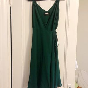 Reformation Temple Wrap Dress